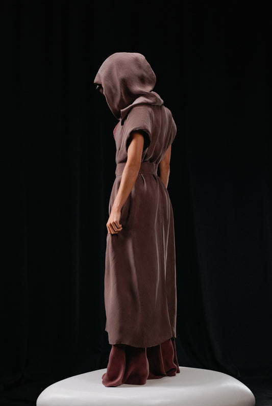 Long Vest with Hood DUNE