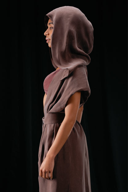 Long Vest with Hood DUNE