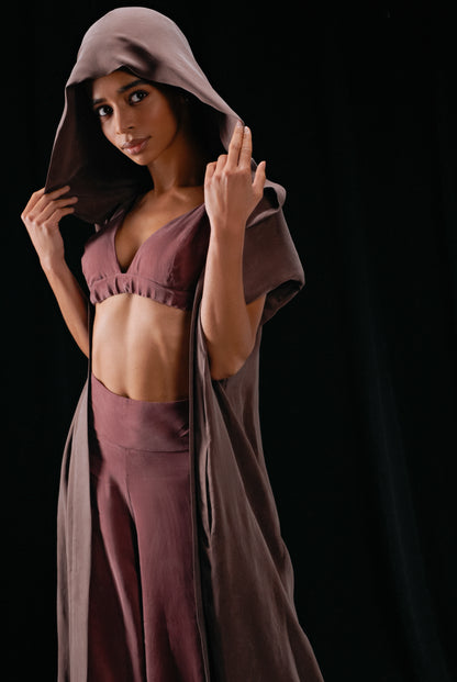 Long Vest with Hood DUNE