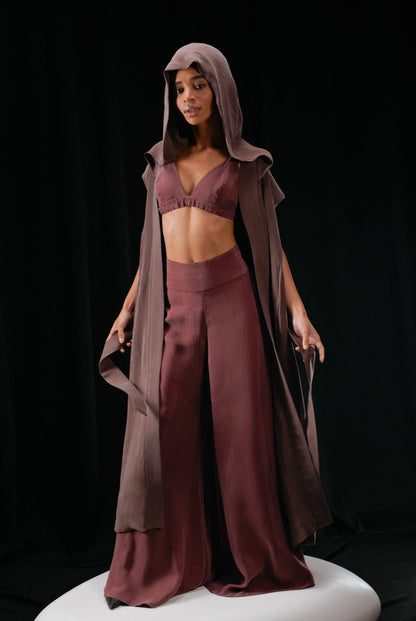 Long Vest with Hood DUNE
