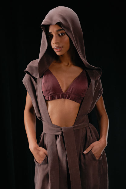 Long Vest with Hood DUNE