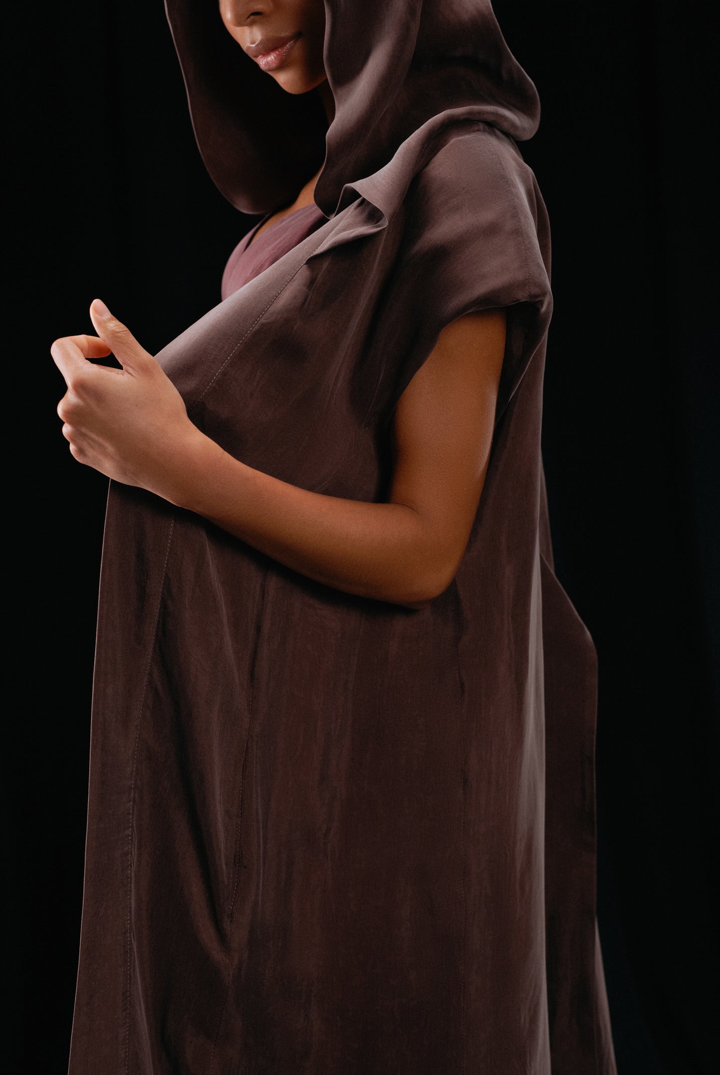 Long Vest with Hood DUNE